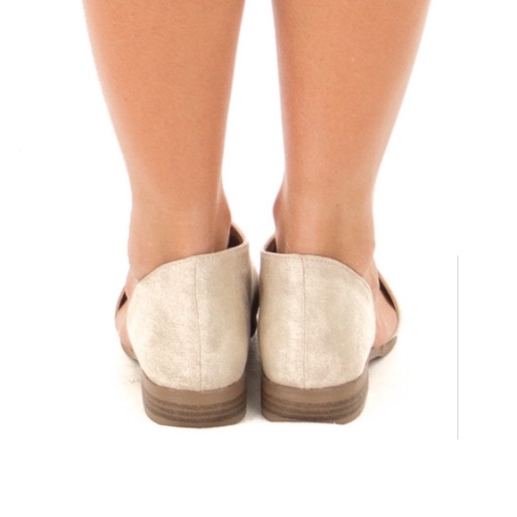 Cognac Slip on Flats - Picture 3 of 8